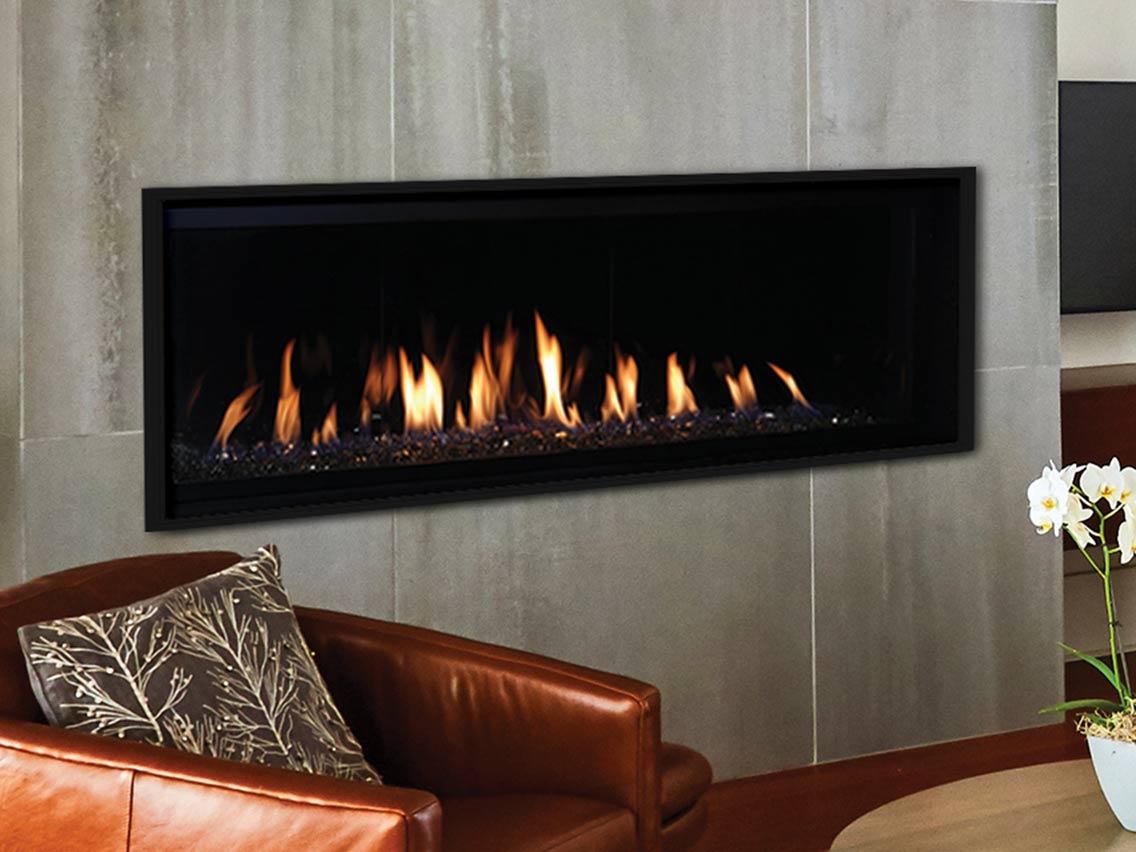 Compass 45 - 45 Linear Direct-Vent Fireplace